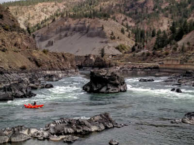 River with boat on it